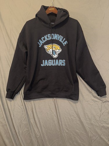 VETEMENTS Felpa con cappuccio NFL Jacksonville Jaguars uomo grande nera calcio pullover abbigliamento squadra