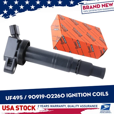 Reliable 1pc Ignition Coil For Toyota Land Cruiser 2013-2019 UF495/90919-02260 Foto 1 de 4