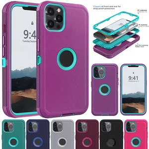 Funda de teléfono resistente a prueba de golpes resistente para iPhone 12 Pro Max/12 Pro/12 - Imagen 1 de 73