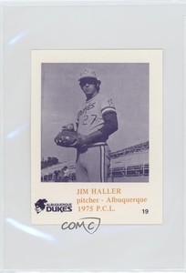 1975 Caruso Albuquerque Dukes Jim Haller #19