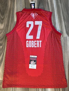 Rudy Gobert Signed NBA All Star Jersey Utah Jazz Minnesota Timberwolves JSA COA - Picture 1 of 11