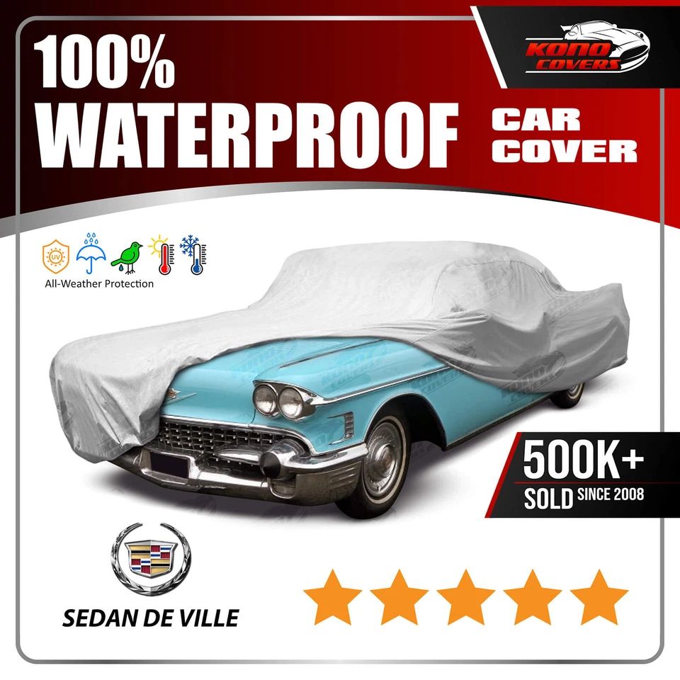 CUBIERTA COCHE CADILLAC SEDAN DEVILLE 1955-1958 - 100% Impermeable 100% Transpirable Foto 1 de 4