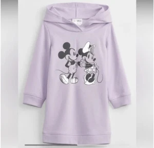 Gap Disney Mickey Mouse and Minnie Mouse Hoodie Dress size 5 NWT - Picture 1 of 5