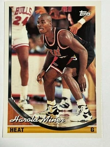 1994 Topps #246 Harold Miner Miami Heat - Picture 1 of 2