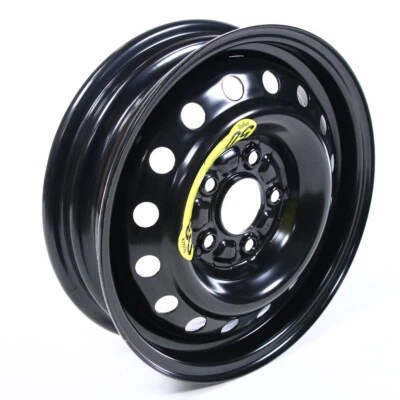 15" Hyundai Elantra 2007-2022 Compact Spare Black Wheel/Rim - Image 1 of 4