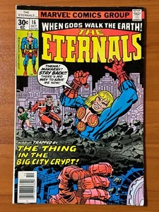 The Eternals #16 Vintage Marvel Comic Oktober 1977 sehr guter Zustand +/sehr guter Zustand - Bild 1 von 4