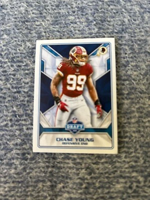 Chase Young NFL 2020 draft sticker Panini - Image 1 of 2