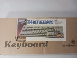IBM PC-AT, PS/2 Compatable vintage keyboard LITE-ON model 3K-710W NEW in Box - Picture 1 of 7