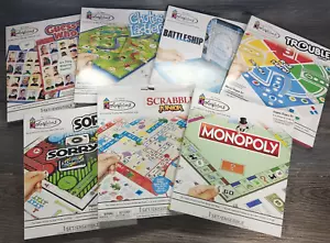 Colorforms Board Games Lot of 7 Kids-fun-travel Monopoly Sorry Trouble Battles - Picture 1 of 5