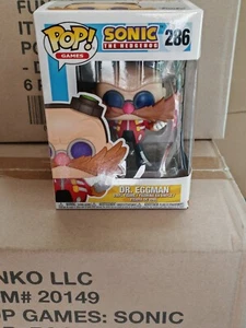 2017 Funko Pop! Games #286 Dr. Eggman Vinyl VAULTED COME With PROTECTOR - Picture 1 of 9