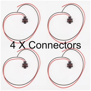 New Vauxhall Vivaro 1.9 CDTI Pre Wired Bosch Diesel Injector Plug Pigtail   x 4 - Picture 1 of 2