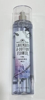 Bath & Body Works Lavender & Cotton Flower Fine Fragrance Mist 8 fl oz / 236 ml - Image 1 of 2