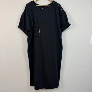 Free People Movement Damen Throw and Go Tunika Kleid Oversize Schwarz Gr. Small - Bild 1 von 14