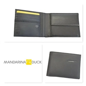 MANDARIN DUCK MENS LEATHER WALLETS 5 card + RFID protect UZP01 - Picture 1 of 4