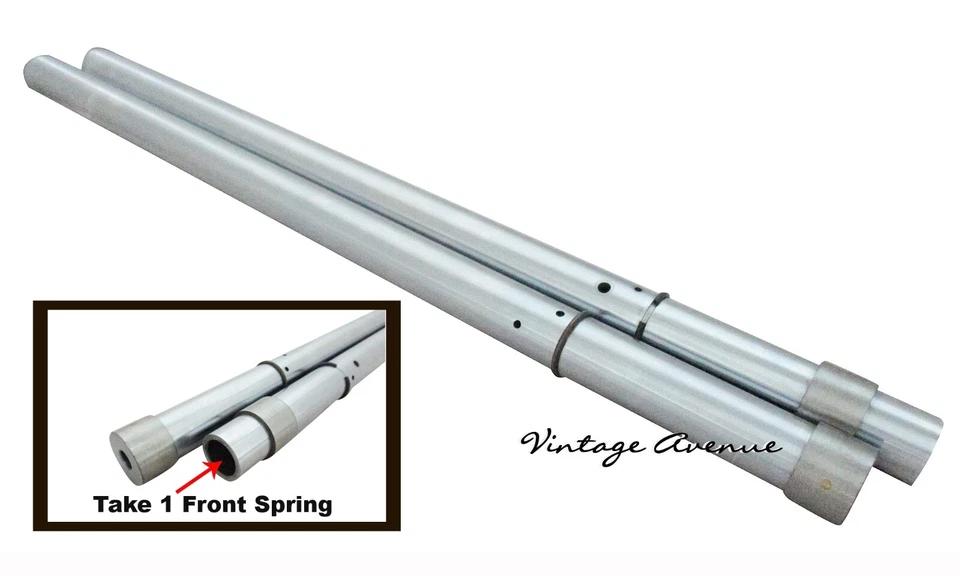 TUBO TUBO INTERIOR HORQUILLA DELANTERA YAMAHA DT80 GTMX GT1 GT80 L+R 1 PAR (1 TIPO RESORTE) Foto 1 de 4