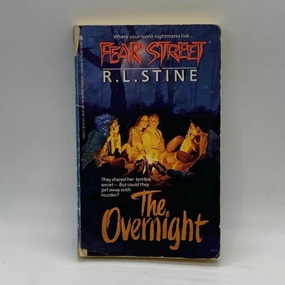 Fear Street THE OVERNIGHT By R.L. Stine YA Horror 1989 Archway Pocket Book Foto 1 de 4