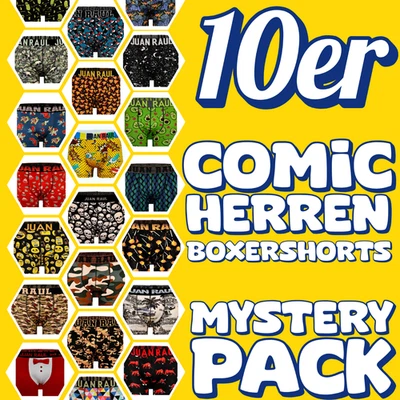 10 pack funny boxer shorts men men shorts briefs comic cotton - Image 1 of 4