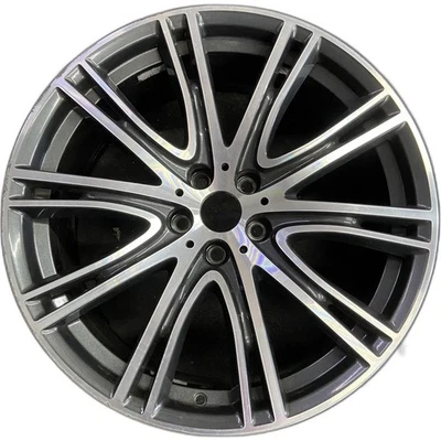 宝马 20x8 530e 530i 540i M550i CHARCOAL 前轮原始设备制造商轮辋 2017-2020 — 第 1/4 张图片