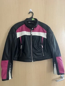 Zara Ladies Jacket. Biker Style, Size large. - Picture 1 of 3