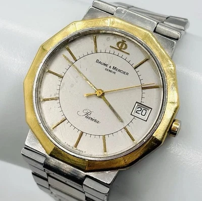 BAUME & MERCIER RIVIERA ORO 18K ACERO REF. A5112.018 Foto 1 de 4