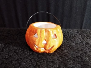 Piccolo portacandele Jack-O-Lantern - Foto 1 di 1