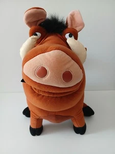 Disney Lion King Pumba The Warthog With Bugs Large Plush Toy - Picture 1 of 9