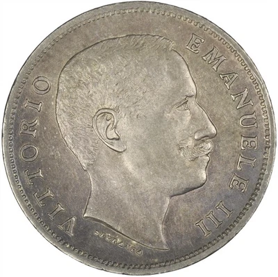 Itália 1906 Lira TONED ABOUT UNC - Imagem 1 de 2