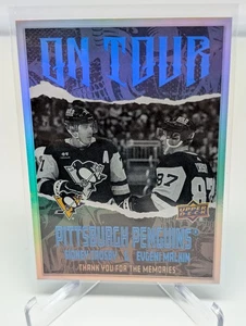 2024-25 Upper Deck Serie 2 #OT-12 Sidney Crosby Evgeni Malkin On Tour Penguins - Imagen 1 de 2