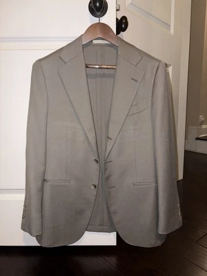 Suitsupply 哈瓦那喷射工作袖口夹克外套 38S — 第 1/4 张图片