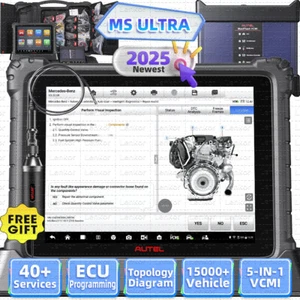 2025 Autel MaxiSYS Ultra Scanner Top Auto Scanner Tool W/40+ Service 5-in-1 VCMI - Picture 1 of 15