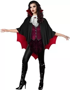 Adult Vampiress Vampire Poncho Instant Costume One Size - Picture 1 of 1