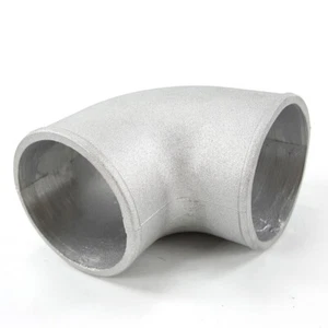 3.0" Cast Aluminium Elbow Pipe 90 Degree Turbo Intercooler Tight Bend 76mm OD - Imagen 1 de 4