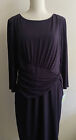 Suzi Chin for Maggy Boutique NWT Dress Plum Color Size 14