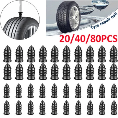 10-80 Tire Repair Screw In Rubber Plug Nail Car Tyre Puncture Repair Kit Offroad - Image 1 of 4