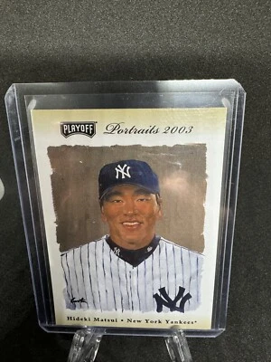 2003 Playoff Portraits - Bronze #88 Hideki Matsui /250 (RC) - Image 1 of 2
