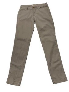 Girls Khaki Pants Tan Stone sz 14 Abercrombie & Fitch Uniform Prep Trousers - Picture 1 of 9
