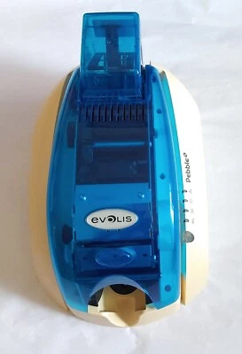  Evolis Pebble 4 Mag Thermal ID Card Printer - READ DESCRIPTION - Image 1 of 4