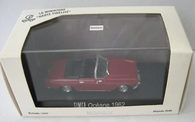 NOREV 1/43 : SIMCA OCEANE 1962  rouge - Photo 1/4