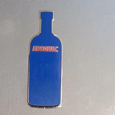 Broche de lapela Absolut Vodka garrafa azul Swag Give Away  - Imagem 1 de 4