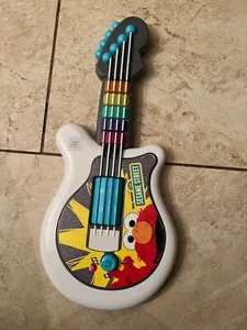 Sesame Street Elmo Guitar Musical Lets Rock Instrument Electronic Toy Hasbro - Picture 1 of 3
