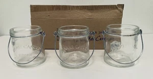 Yankee Candle Mini Mason Canning Jars Tea Light Holders Set Of 3 New in Box - Picture 1 of 12