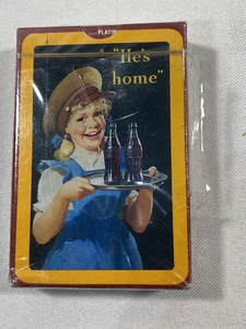 COCA COLA BRIDGE SPIELKARTEN "HE'S HOME" Factory Sealed Nie benutzt - Bild 1 von 7