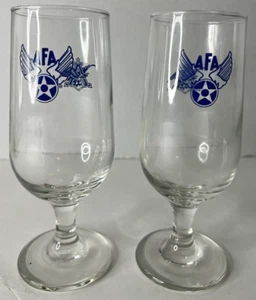 Vintage Anheuser Busch AFA Wine Glass wlBlue Logo no Chips or Cracks Collecters - Picture 1 of 7