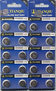 20 X AG13 V357 LR44G L1154F D303 G13A ALKALINE CELL BATTERY LED WATCH FREE SHIP - Picture 1 of 1