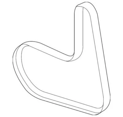 Genuine Ford 2011-2013 Fiesta SEL SE Serpentine Drive Belt BE8Z-8620-A - Image 1 of 2