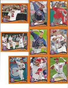2014 Topps Factory Only Orange Ian Desmond #011/199 Washington Nationals #118 - Imagen 1 de 1