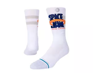 Stance x Space Jam Feel 360 Sports White Crew Socks A559C21SPA-WHT - Picture 1 of 3