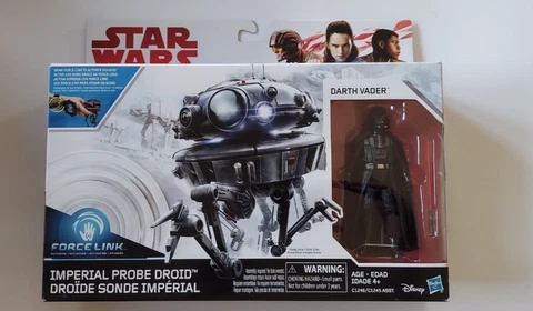 2017 Star Wars Force Link Imperial Probe Droid with Darth Vader Cover