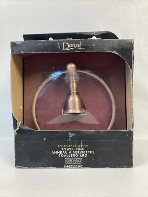 Danze D442111AC ANTIQUE COPPER Opulence 7" Towel Ring New NIB - Image 1 of 4