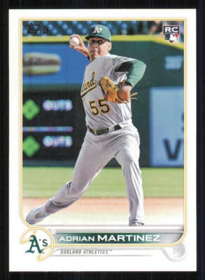 2022 Topps Update #US77 Adrian Martinez RC - Image 1 of 2